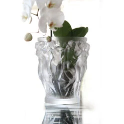 Lalique Bacchantes XXL 13.5" Vase, Clear, Limited Edition -Best Glassware Store 10119500 a2
