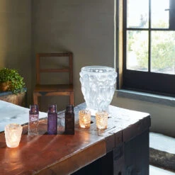 Lalique Bacchantes XXL 13.5" Vase, Clear, Limited Edition -Best Glassware Store 10119500 a9