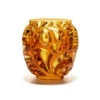 Lalique Tourbillons 8 1/8" Amber Crystal Vase, Limited Edition -Best Glassware Store 10410700 a1