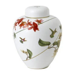 Wedgwood Hummingbird Lidded Vase 9.8"