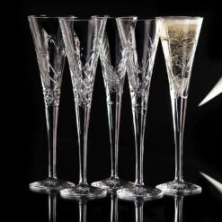 Waterford Crystal, Wishes Happy Celebrations Flutes, Pair -Best Glassware Store 1058175 a3