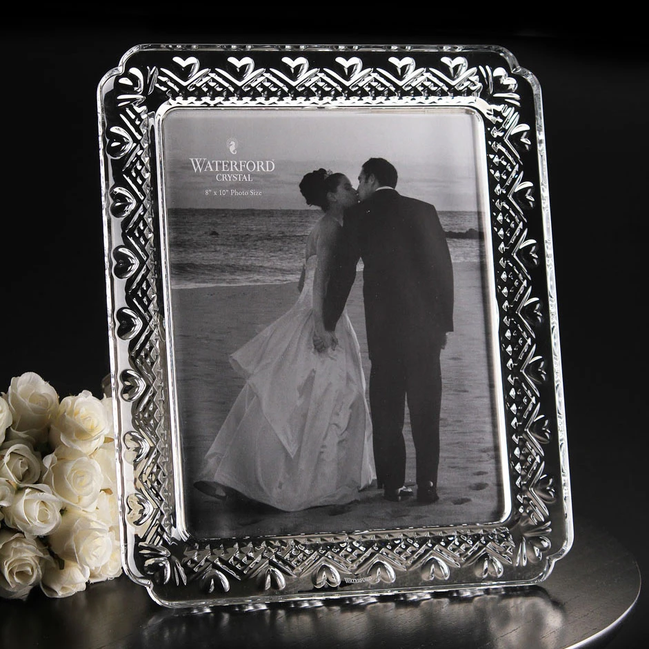 Waterford Crystal Wedding Heirloom 8x10" Picture Frame 3 Waterford Crystal Wedding Heirloom 8x10" Picture Frame