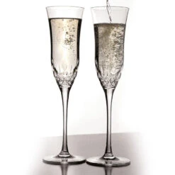 Waterford Crystal Lismore Essence Champagne Flutes, Pair -Best Glassware Store 1058183 a2