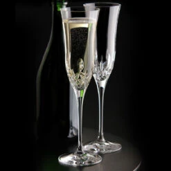 Waterford Crystal Lismore Essence Champagne Flutes, Pair -Best Glassware Store 1058183 a3