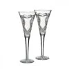 Waterford Crystal Wedding Toasting Flutes, Pair