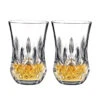 Waterford Lismore Flared Sipping Whiskey Crystal Tumbler, Pair -Best Glassware Store 1058299 a1