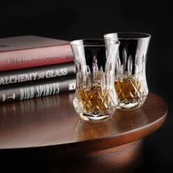 Waterford Lismore Flared Sipping Whiskey Crystal Tumbler, Pair -Best Glassware Store 1058299 a4