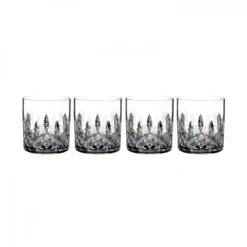 Waterford Crystal, Lismore 5 Oz. Straight Sided Whiskey Tumblers, Set Of Four -Best Glassware Store 1058306 a2
