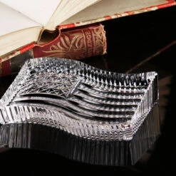 Waterford American Flag Crystal Paperweight -Best Glassware Store 1058375 a3