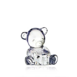Waterford Giftology Teddy Bear On Baby Block Paperweight