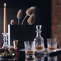 Waterford Crystal Lismore 12 Oz Double Old Fashion DOF Tumbler Glasses, Pair -Best Glassware Store 1058536 a3