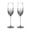 Waterford Mastercraft Irish Lace Flute Pair -Best Glassware Store 1058831 a1