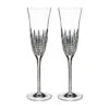 Waterford Crystal Lismore Diamond Essence Flute, Pair -Best Glassware Store 1060605 a1