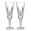 Waterford Mastercraft Lismore 1952 Flute Pair -Best Glassware Store 1061735 a1