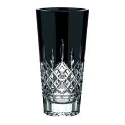 Waterford Crystal Lismore 12" Black Vase