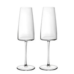 Villeroy And Boch MetroChic Champagne Flute Glasses, Pair