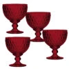 Villeroy And Boch 4" Boston Colored Champagne, Dessert Bowl Red Set Of 4 -Best Glassware Store 1173098340 a1