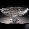 Cashs Ireland, 15 1/2" Crystal Trophy, Blank Panel, Footed Bowl -Best Glassware Store 16000C a1