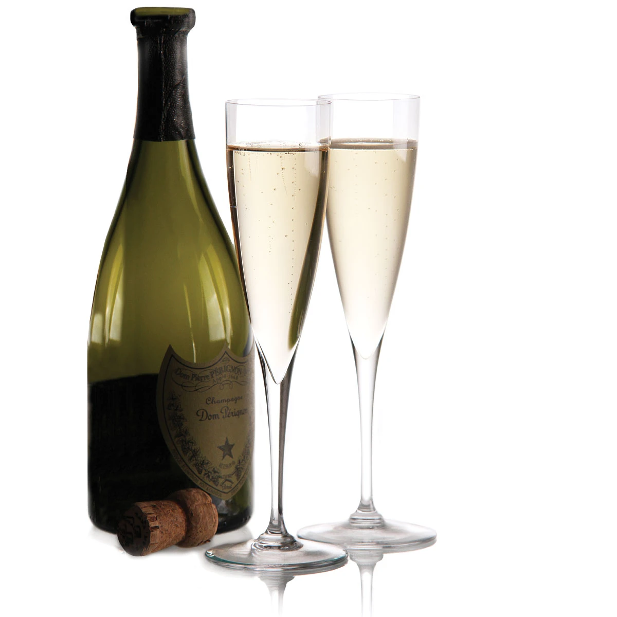 Baccarat Dom Perignon Champagne Flutes, Pair 4 Baccarat Dom Perignon Champagne Flutes, Pair - Image 2
