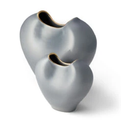 Aerin Paola 9.5" Vase, Dusk Blue -Best Glassware Store 19222028AE a5