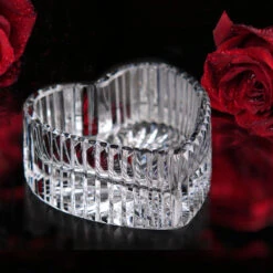 Cashs Ireland Tender Heart Vanity 4" Crystal Bowl -Best Glassware Store 20838C a3