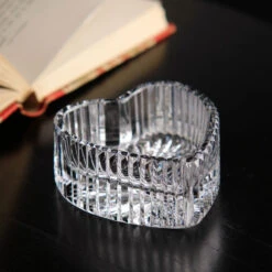 Cashs Ireland Tender Heart Vanity 4" Crystal Bowl -Best Glassware Store 20838C c heart tray16 a1