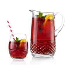 Cashs Ireland Cooper Stemless Red Wine Glasses, 1+1 Free -Best Glassware Store 24355C a3