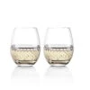 Cashs Ireland Cooper Stemless White Wine Glasses, 1+1 Free -Best Glassware Store 24356C a1