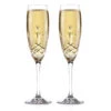 Cashs Ireland Hawthorne Fairy Champagne Toasting Flutes, Pair 2 Cashs Ireland Hawthorne Fairy Champagne Toasting Flutes, Pair -Best Glassware Store 24691C a1