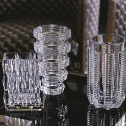 Baccarat Louxor Crystal 8" Vase, Clear