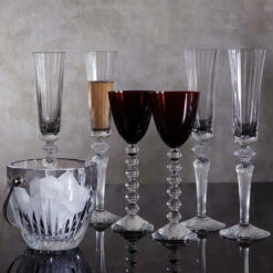 Baccarat Crystal, Mille Nuits Flutissimo Flutes, Clear, Pair -Best Glassware Store 2810597B a2