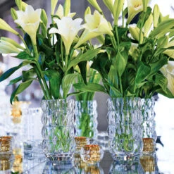 Baccarat Crystal Louxor 9" Round Vase -Best Glassware Store 2811534B louxor ambiance