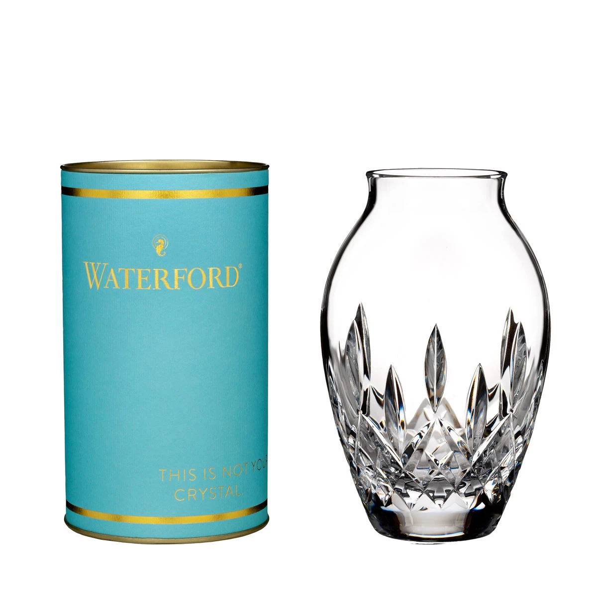 Waterford Giftology 5" Lismore Candy Bud Crystal Vase 4 Waterford Giftology 5" Lismore Candy Bud Crystal Vase - Image 2