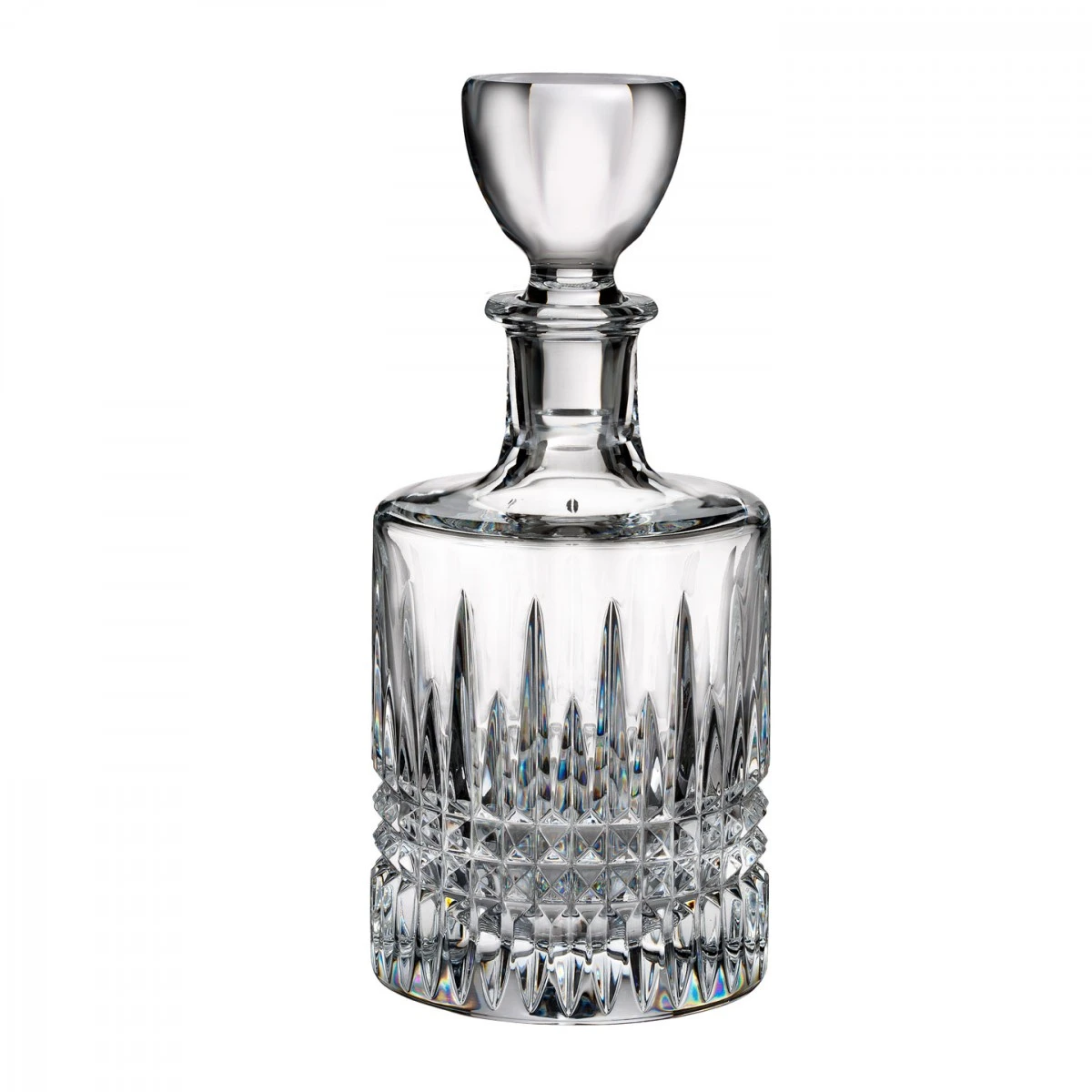 Waterford Lismore Diamond Round Crystal Decanter 3 Waterford Lismore Diamond Round Crystal Decanter