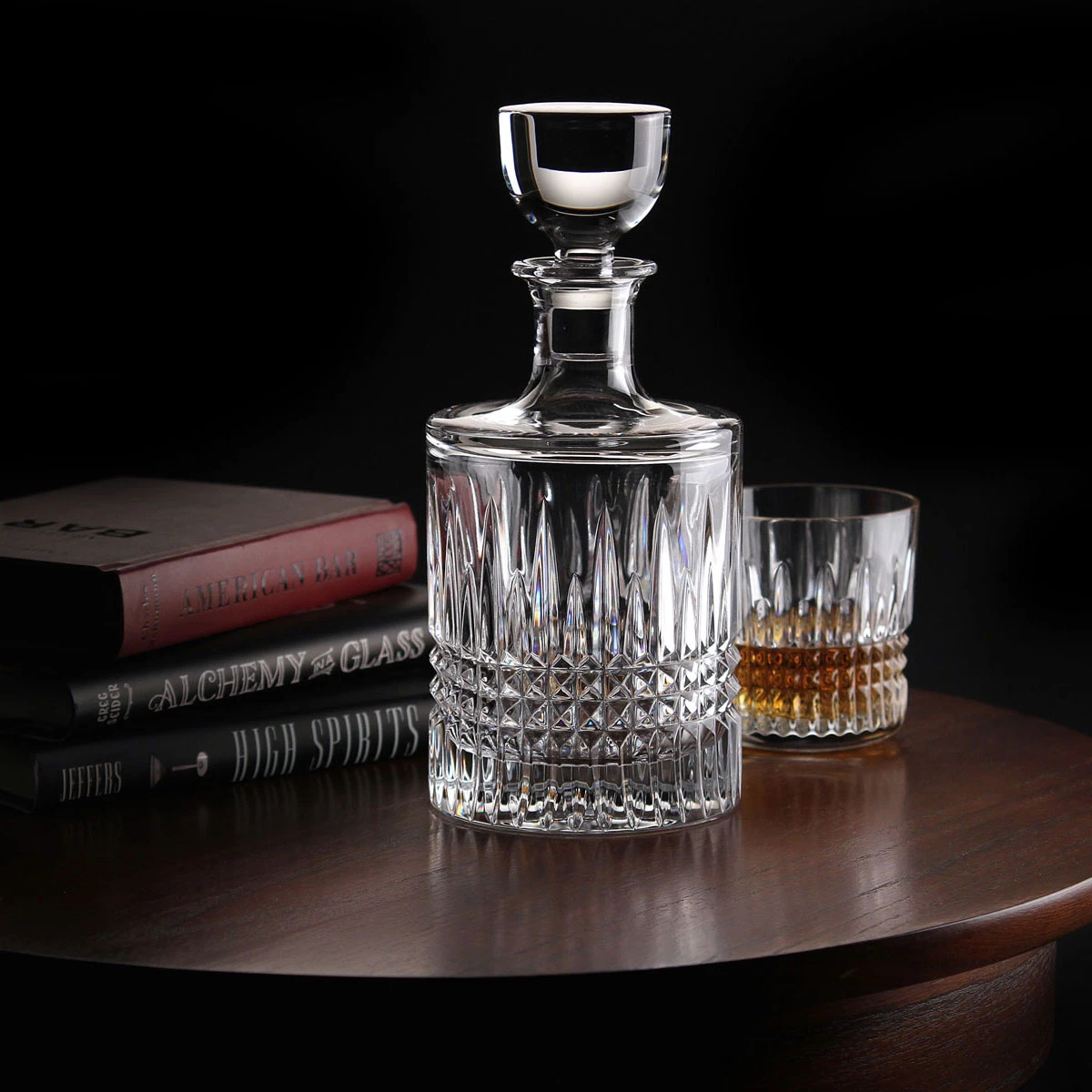 Waterford Lismore Diamond Round Crystal Decanter 4 Waterford Lismore Diamond Round Crystal Decanter - Image 2