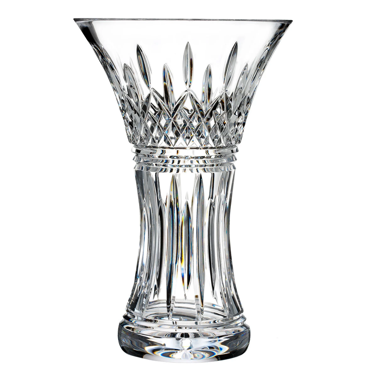 Waterford Crystal, House Of Waterford Trilogy Lismore 12" Vase 3 Waterford Crystal, House Of Waterford Trilogy Lismore 12" Vase