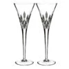 Waterford Lismore Pops Toasting Crystal Flutes, Pair -Best Glassware Store 40023071 a1