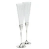 Vera Wang Wedgwood, With Love Silver Toasting Crystal Flutes, Pair -Best Glassware Store 57003606117 a1