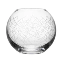 Orrefors 7.7" Crystal Confusion Vase Bowl Medium