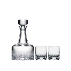Orrefors Crystal, Erik Crystal Decanter And 2 Crystal DOF Tumbler Barware Set 7 Orrefors Crystal, Erik Crystal Decanter And 2 Crystal DOF Tumbler Barware Set -Best Glassware Store 6242405 erikdecanter a1