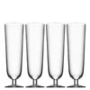 Orrefors Crystal, Beer Pilsner Glasses, Set Of Four