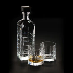 Orrefors Crystal, Street DOF Tumbler, Pair -Best Glassware Store 6540104 o street set15 a1