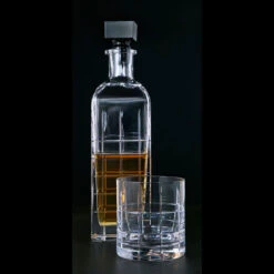 Orrefors Crystal, Street DOF Tumbler, Pair -Best Glassware Store 6540104 street decanter a1