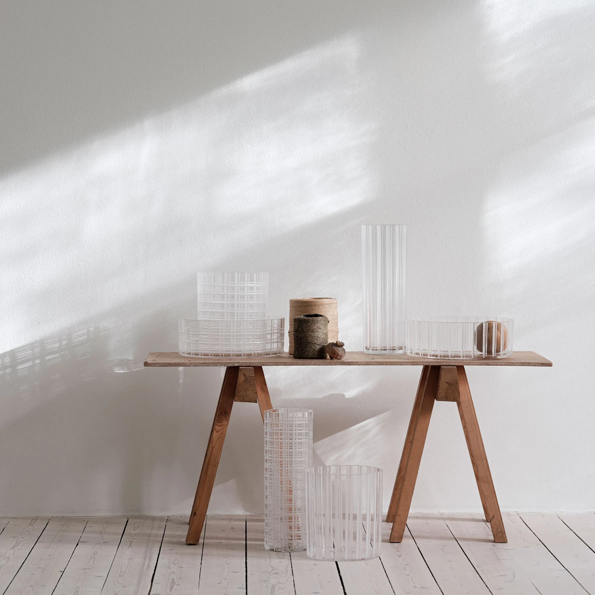 Orrefors Cut In Number Checker 13" Vase Large 5 Orrefors Cut In Number Checker 13" Vase Large - Image 3