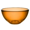 Kosta Boda 8 1/2" Bruk Crystal Serving Bowl, Amber