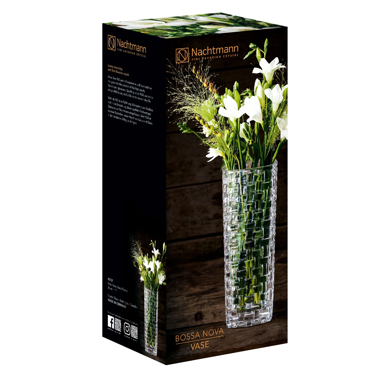 Nachtmann Dancing Stars Bossa Nova 11" Vase 4 Nachtmann Dancing Stars Bossa Nova 11" Vase - Image 2