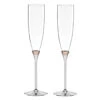 Kate Spade New York, Lenox Rosy Glow Flute Pair -Best Glassware Store 852078L a1