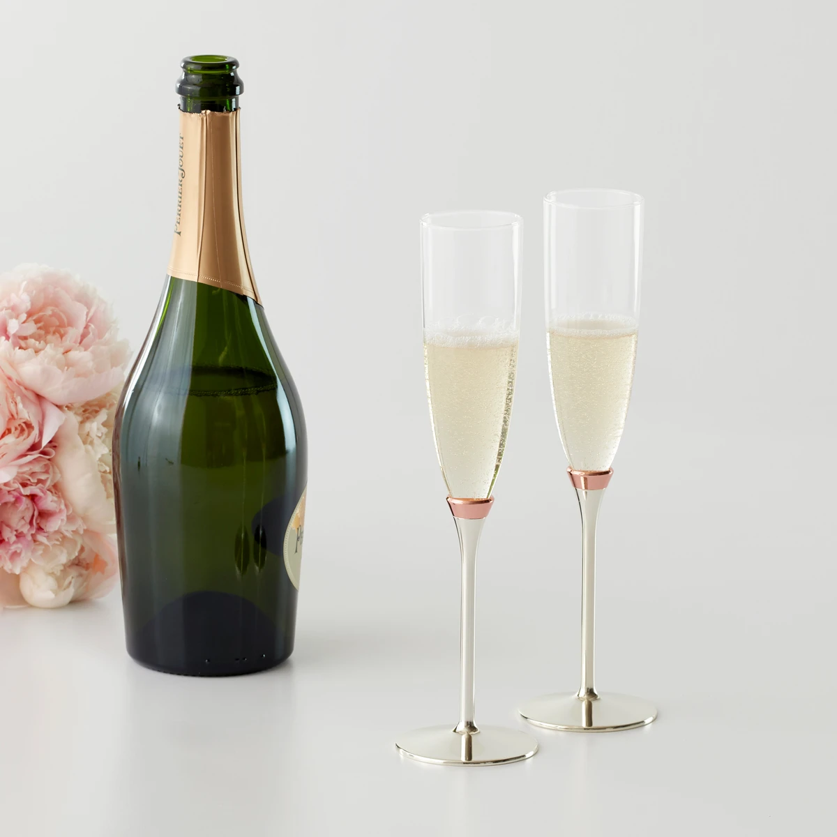 Kate Spade New York, Lenox Rosy Glow Flute Pair 4 Kate Spade New York, Lenox Rosy Glow Flute Pair - Image 2