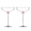 Kate Spade New York, Lenox Rosy Glow Saucer Champagne, Pair -Best Glassware Store 874830L a1