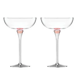 Kate Spade New York, Lenox Rosy Glow Saucer Champagne, Pair